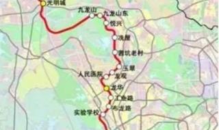 最新深圳地铁线路图